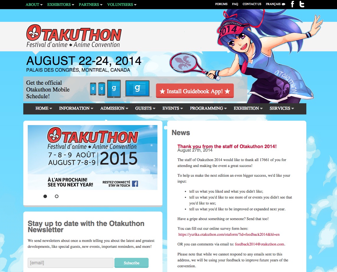 Otakuthon 2014 Home Page
