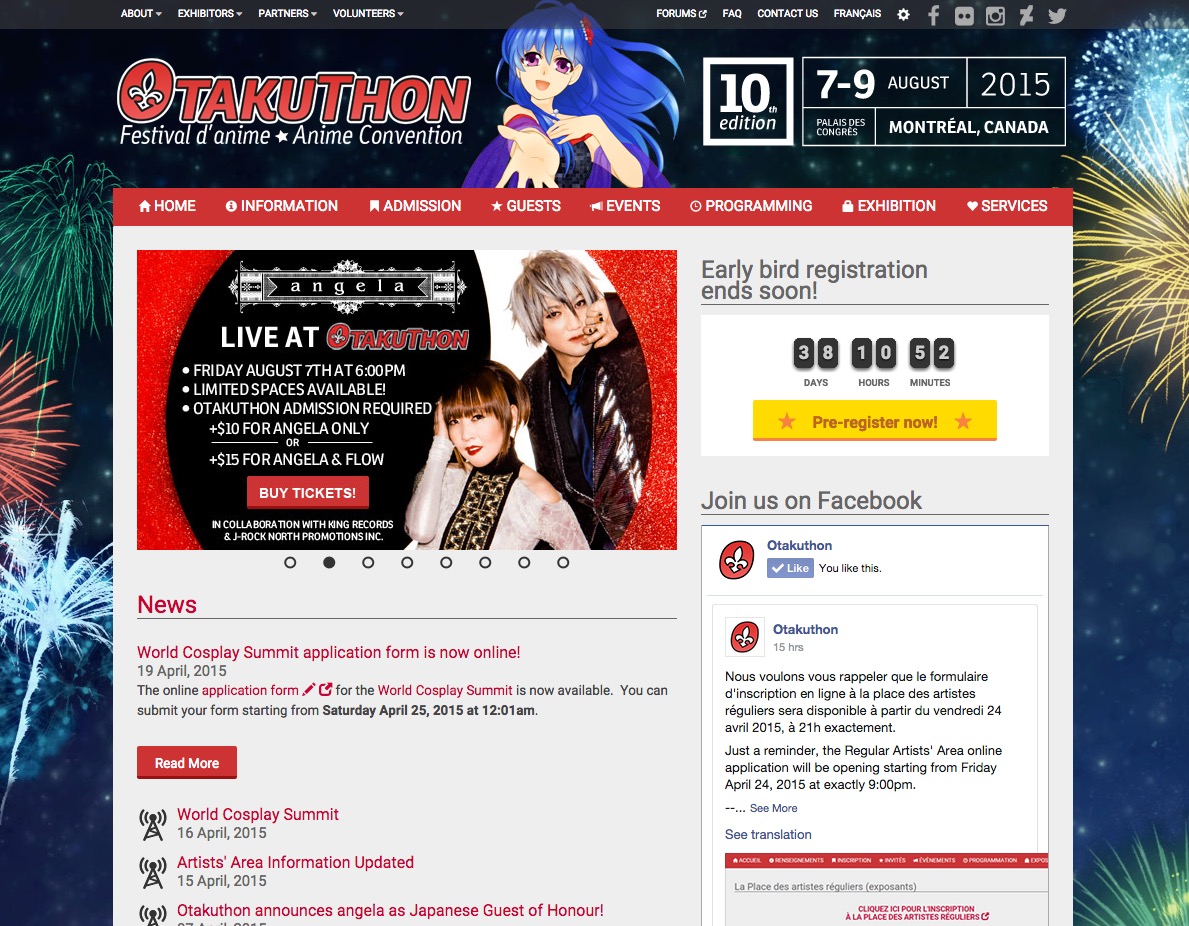 Otakuthon 2015 Home Page