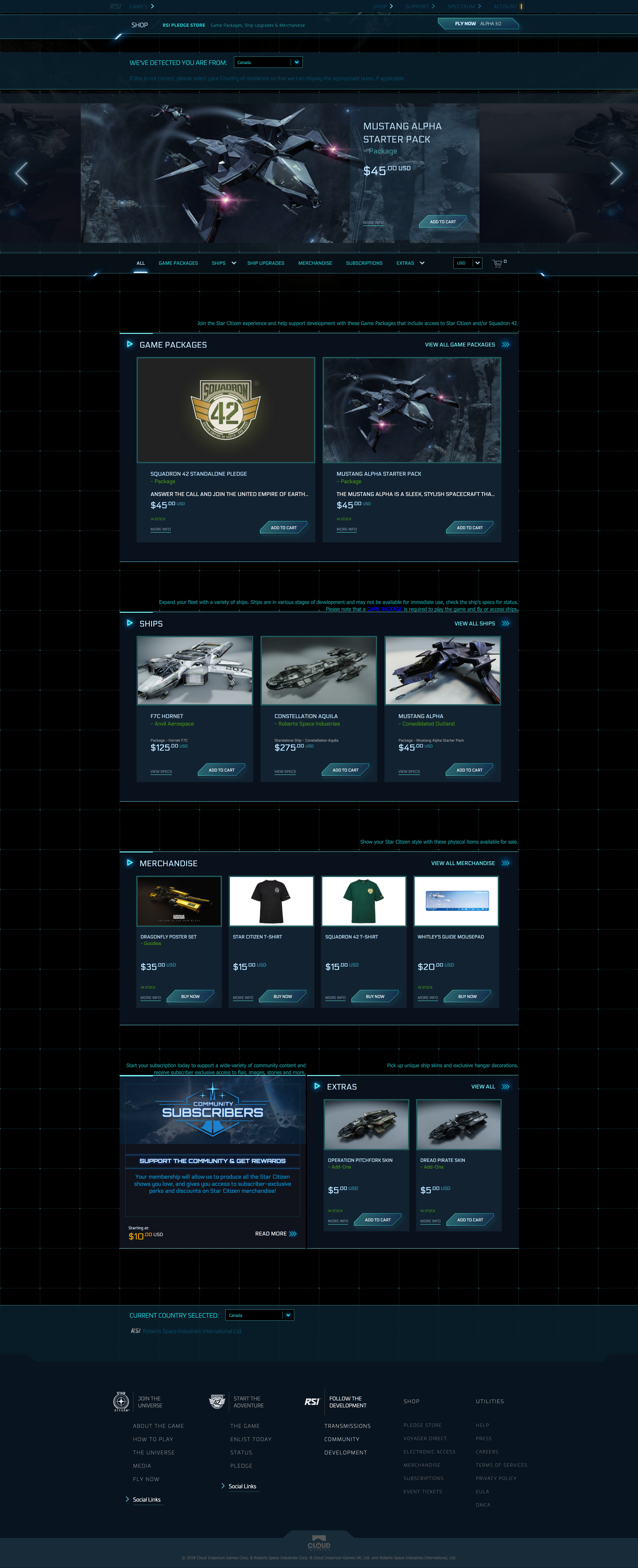 Star Citizen Shop